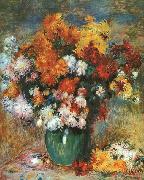 Pierre Renoir Bouquet de Chrysanthemes oil on canvas